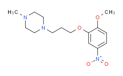 CAS No. 846023-54-9, 1-[3-(2-methoxy-5-nitrophenoxy)propyl]-4-methylpiperazine
