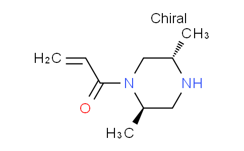 CAS No. 2388477-88-9, 1-[(2R,5S)-2,5-dimethylpiperazin-1-yl]prop-2-en-1-one