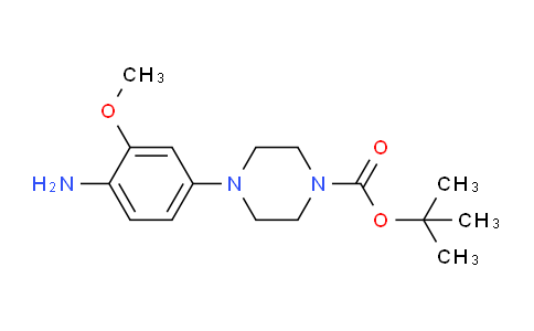 CAS No. 1246532-96-6, tert-butyl 4-(4-amino-3-methoxyphenyl)piperazine-1-carboxylate