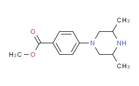 CAS No. 1035271-00-1, methyl 4-(3,5-dimethylpiperazin-1-yl)benzoate