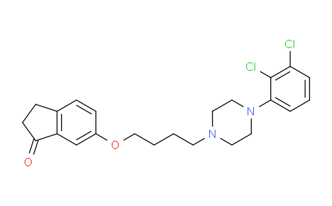 CAS No. 882523-19-5, 6-[4-[4-(2,3-Dichlorophenyl)-1-piperazinyl]butoxy]-2,3-dihydro-1H-inden-1-one