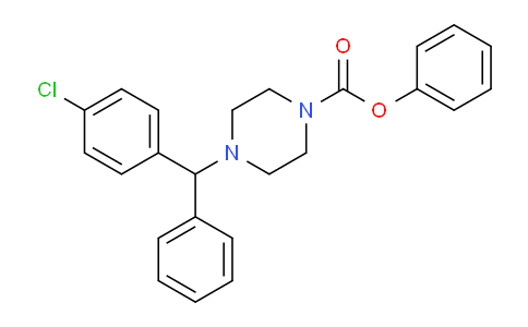 CAS No. 1155402-49-5, phenyl 4-((4-chlorophenyl)(phenyl)methyl)piperazine-1-carboxylate