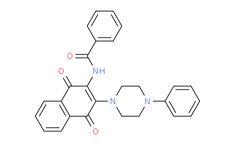 CAS No. 1640259-27-3, Benzamide, N-[1,4-dihydro-1,4-dioxo-3-(4-phenyl-1-piperazinyl)-2-naphthalenyl]-