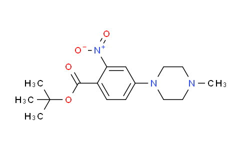 CAS No. 942271-61-6, tert-butyl 4-(4-methylpiperazin-1-yl)-2-nitrobenzoate