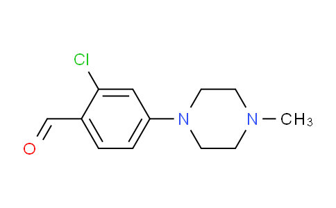CAS No. 51420-30-5, 2-Chloro-4-(4-methylpiperazino)benzaldehyde