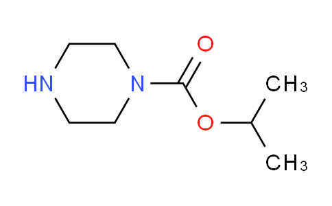 CAS No. 37038-26-9, 1-Piperazinecarboxylic acid, 1-methylethyl ester