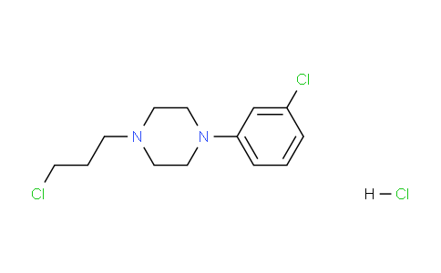CAS No. 39577-43-0, 1-(3-Chlorophenyl)-4-(3-chloropropyl)piperazine, HCl