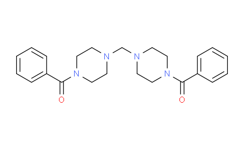 MC734381 | 39585-46-1 | 1-Benzoyl-4-[(4-benzoylpiperazin-1-yl)methyl]piperazine
