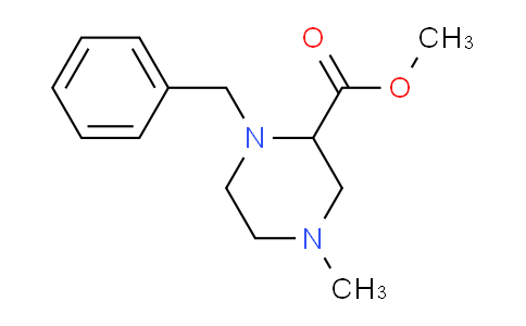 CAS No. 56903-88-9, Methyl 1-benzyl-4-methylpiperazine-2-carboxylate