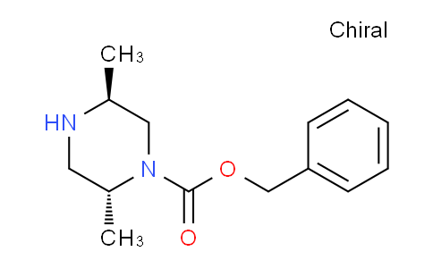 CAS No. 548762-64-7, (2R,5S)-1-benzyloxycarbonyl-2,5-dimethylpiperazine