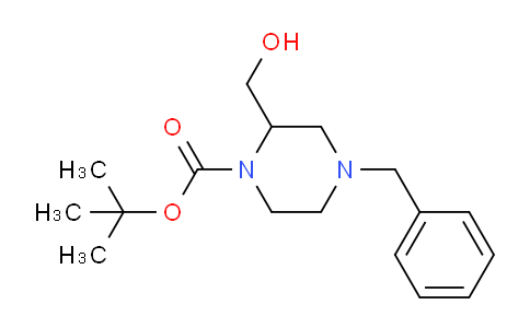 CAS No. 936553-15-0, tert-butyl 4-benzyl-2-(hydroxymethyl)piperazine-1-carboxylate