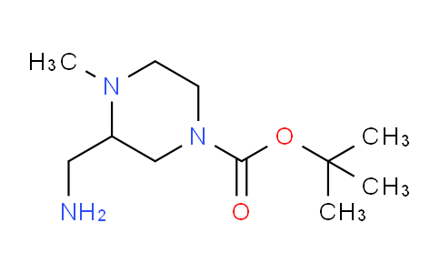 CAS No. 1369237-75-1, tert-butyl 3-(aminomethyl)-4-methylpiperazine-1-carboxylate