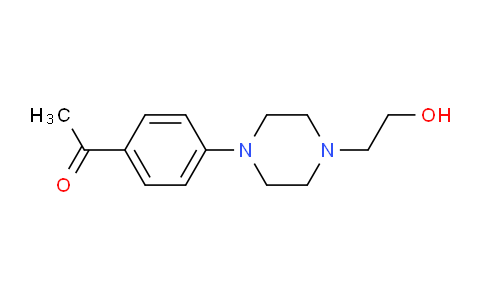 CAS No. 166438-77-3, 1-(4-(4-(2-Hydroxyethyl)piperazin-1-yl)phenyl)ethanone