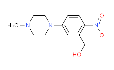 CAS No. 1002556-21-9, (5-(4-methylpiperazin-1-yl)-2-nitrophenyl)methanol