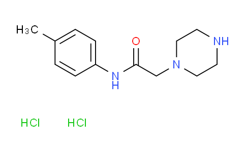 CAS No. 89473-82-5, 1-Piperazineacetamide, n-(4-methylphenyl)-, dihydrochloride
