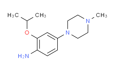 CAS No. 1280594-97-9, 2-Isopropoxy-4-(4-methylpiperazin-1-yl)aniline