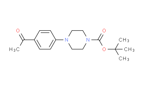 CAS No. 189763-86-8, tert-Butyl 4-(4-acetylphenyl)piperazine-1-carboxylate
