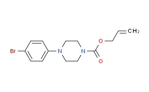 CAS No. 1133115-38-4, Allyl 4-(4-bromophenyl)piperazine-1-carboxylate