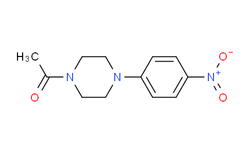 CAS No. 16264-08-7, 1-(4-(4-Nitrophenyl)piperazin-1-yl)ethanone