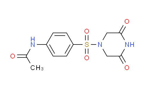 CAS No. 175201-44-2, N-(4-((3,5-Dioxopiperazin-1-yl)sulfonyl)phenyl)acetamide