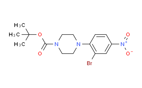 CAS No. 1163126-69-9, tert-Butyl 4-(2-bromo-4-nitrophenyl)piperazine-1-carboxylate