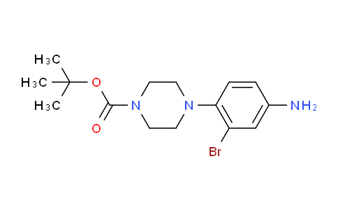CAS No. 1314985-71-1, tert-Butyl 4-(4-amino-2-bromophenyl)piperazine-1-carboxylate