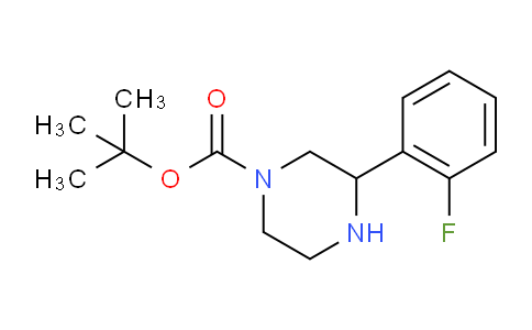 CAS No. 886767-09-5, tert-Butyl 3-(2-fluorophenyl)piperazine-1-carboxylate