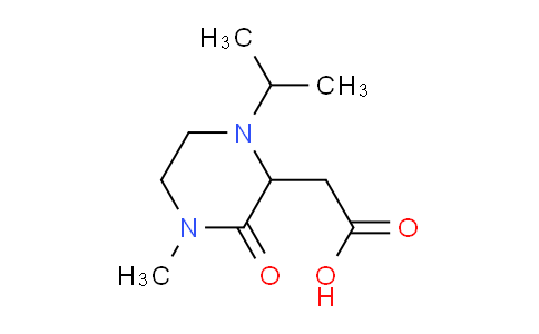 CAS No. 1236267-00-7, 2-(1-Isopropyl-4-methyl-3-oxopiperazin-2-yl)acetic acid