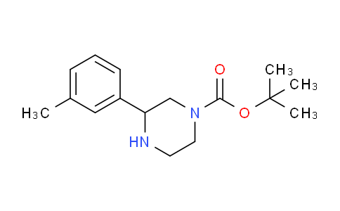 CAS No. 886766-73-0, tert-Butyl 3-(m-tolyl)piperazine-1-carboxylate