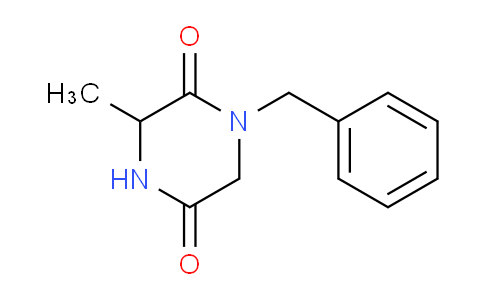 CAS No. 132871-09-1, 1-Benzyl-3-methylpiperazine-2,5-dione