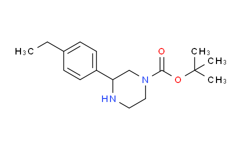 CAS No. 886766-85-4, 1-Boc-3-(4-Ethylphenyl)piperazine