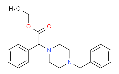 CAS No. 863305-86-6, Ethyl 2-(4-benzylpiperazin-1-yl)-2-phenylacetate