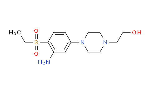 CAS No. 1220039-23-5, 2-(4-(3-Amino-4-(ethylsulfonyl)phenyl)piperazin-1-yl)ethanol