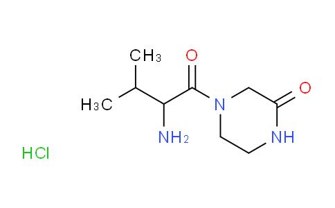 CAS No. 1236260-37-9, 4-(2-Amino-3-methylbutanoyl)piperazin-2-one hydrochloride