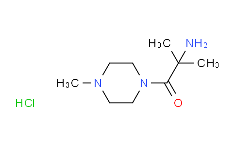 CAS No. 1220034-87-6, 2-Amino-2-methyl-1-(4-methylpiperazin-1-yl)propan-1-one hydrochloride