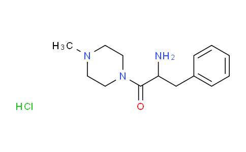 CAS No. 1236254-88-8, 2-Amino-1-(4-methylpiperazin-1-yl)-3-phenylpropan-1-one hydrochloride