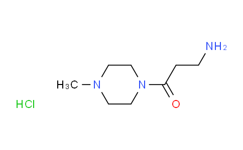 CAS No. 1220033-51-1, 3-Amino-1-(4-methylpiperazin-1-yl)propan-1-one hydrochloride