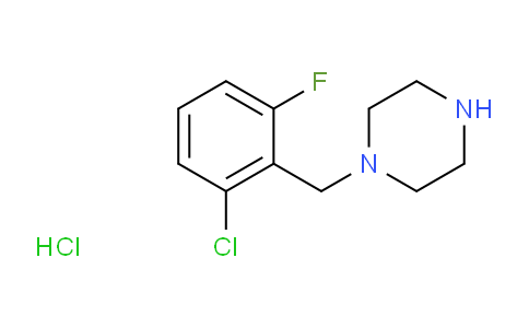 CAS No. 1261232-20-5, 1-(2-Chloro-6-fluorobenzyl)piperazine hydrochloride