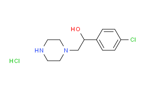 CAS No. 1185319-87-2, 1-(4-Chlorophenyl)-2-(piperazin-1-yl)ethanol hydrochloride