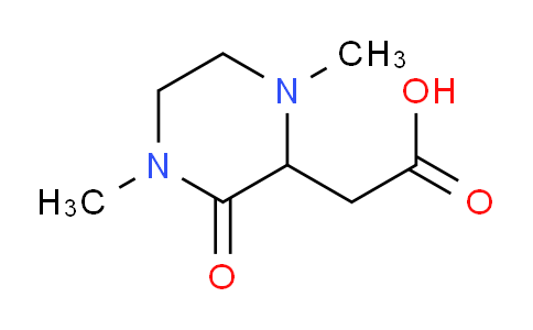 CAS No. 860347-89-3, 2-(1,4-Dimethyl-3-oxopiperazin-2-yl)acetic acid