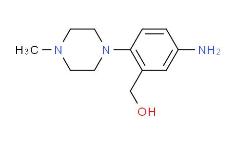 CAS No. 802541-81-7, (5-Amino-2-(4-methylpiperazin-1-yl)phenyl)methanol