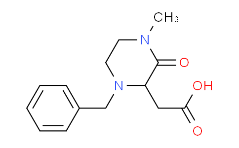 CAS No. 1236267-76-7, 2-(1-Benzyl-4-methyl-3-oxopiperazin-2-yl)acetic acid