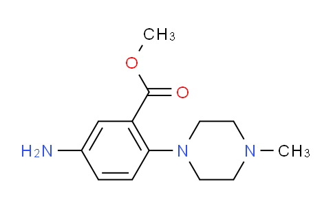 CAS No. 774126-94-2, Methyl 5-amino-2-(4-methylpiperazin-1-yl)benzoate