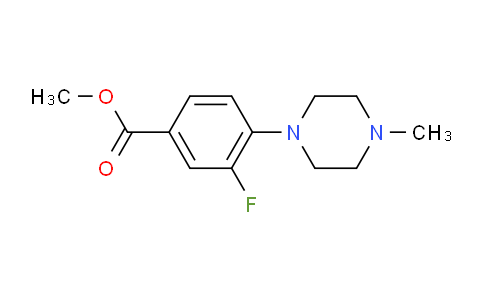 CAS No. 948018-58-4, Methyl 3-fluoro-4-(4-methylpiperazin-1-yl)benzoate