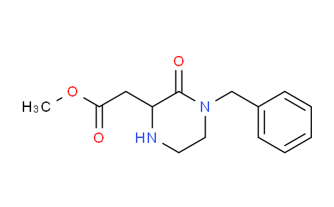 CAS No. 534603-26-4, Methyl 2-(4-benzyl-3-oxopiperazin-2-yl)acetate