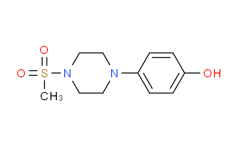 CAS No. 67915-03-1, 4-(4-(Methylsulfonyl)piperazin-1-yl)phenol