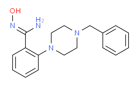 CAS No. 1220040-46-9, 2-(4-Benzylpiperazin-1-yl)-N'-hydroxybenzimidamide