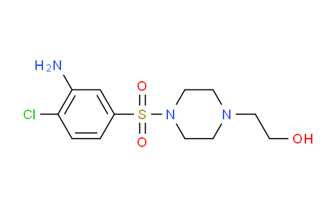 CAS No. 1154310-95-8, 2-(4-((3-Amino-4-chlorophenyl)sulfonyl)piperazin-1-yl)ethanol