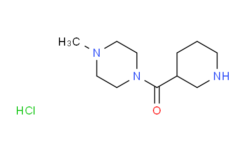 CAS No. 1217120-39-2, (4-Methylpiperazin-1-yl)(piperidin-3-yl)methanone hydrochloride