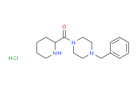CAS No. 1236266-59-3, (4-Benzylpiperazin-1-yl)(piperidin-2-yl)methanone hydrochloride